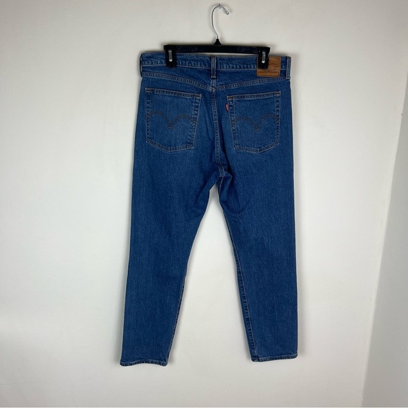 Levi’s Dark Wash Wedgie Straight Leg Jeans Size 31 - Picture 8 of 9